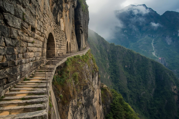 inca bridge in peru